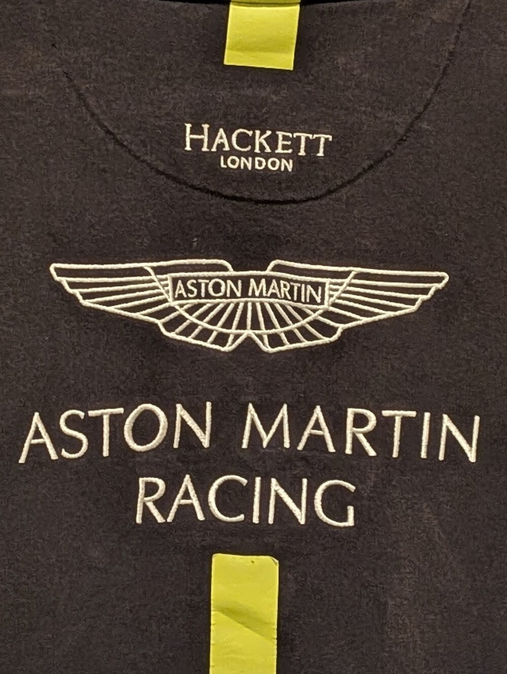 FUC Aston Martin x Hackett London L Embroidered Formula 1 Zip Sweatshirt - Picture 8 of 8